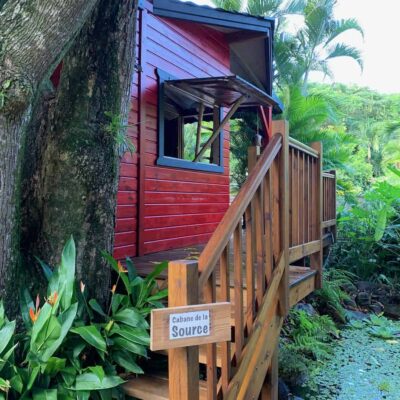 GITES DESHAIES - LOCATION DE VACANCES GUADELOUPE - LE MORNE AUX FOUS - CABANE DE LA SOURCE - 6